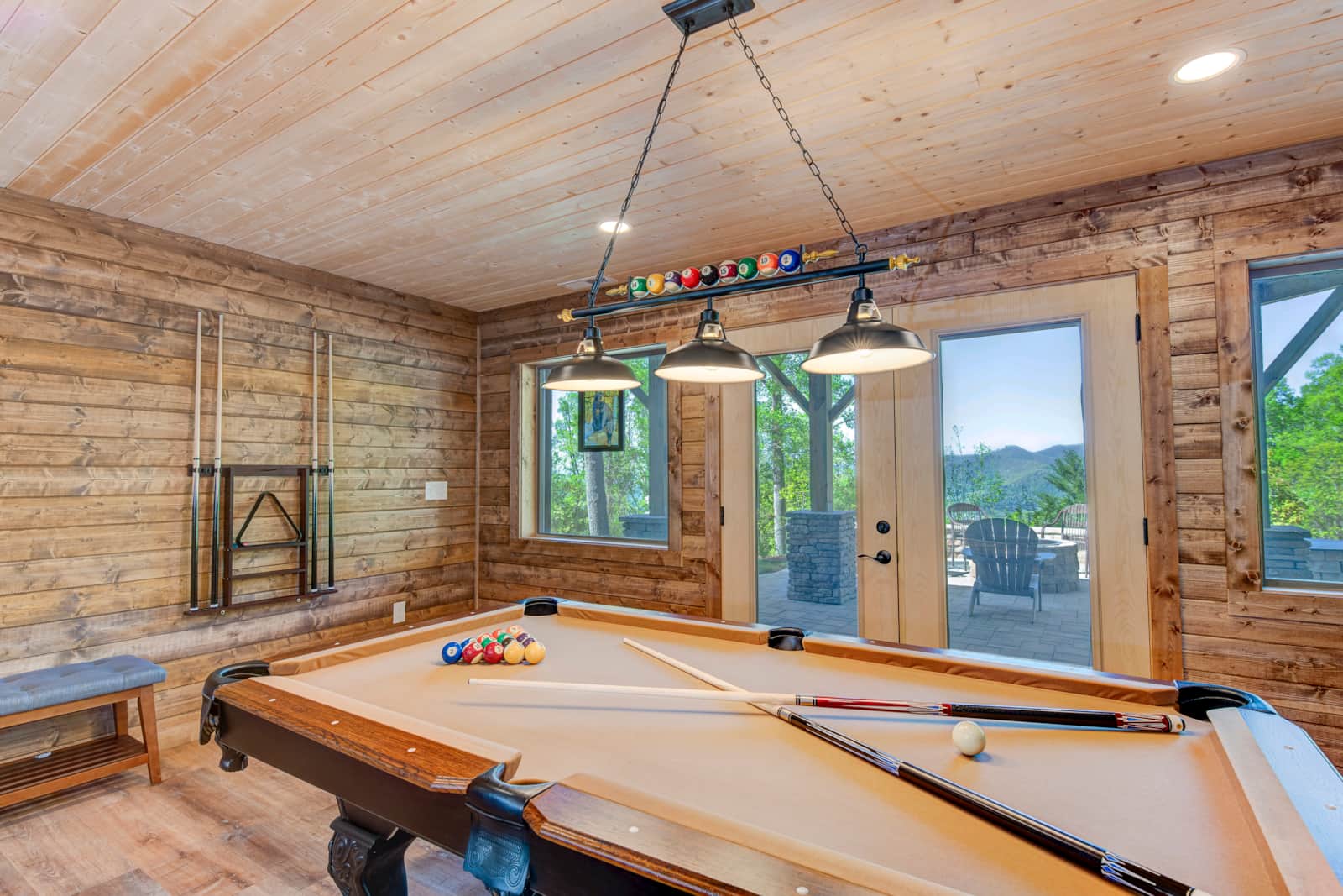 The game room · A little friendly competition