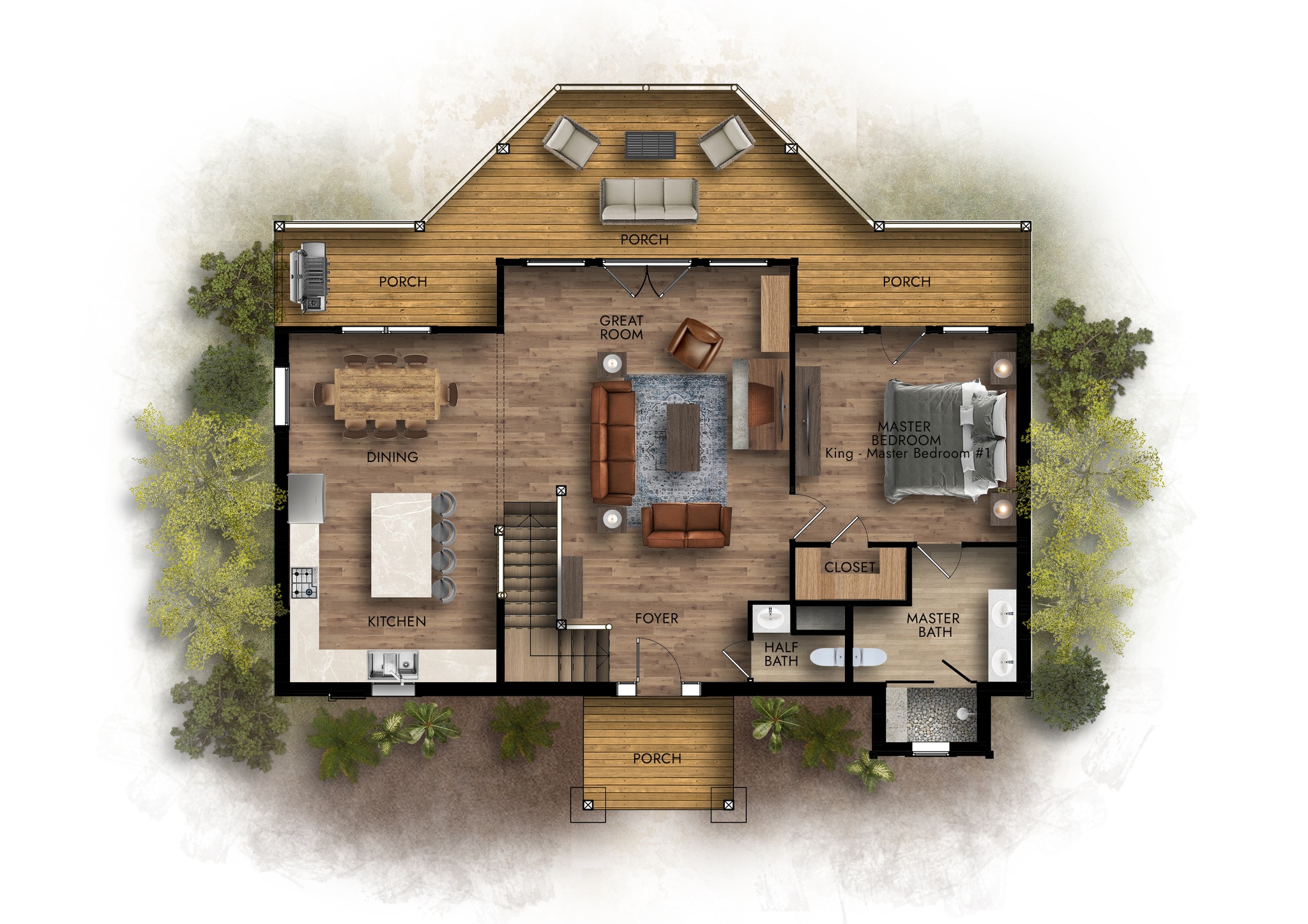 Ground floor · Home layout